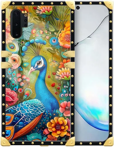 Miniatura 6 de Funda compatible con Samsung Galaxy Note 10 Plus, hermosa mariposa para mujeres y niñas, TPU suave a prueba de golpes, funda cuadrada protectora