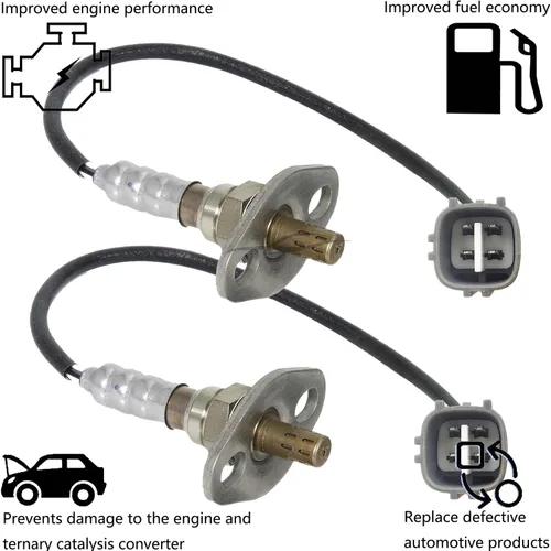 Miniatura 4 de Dropwater 1 par de sensores de O2 superior e inferior de repuesto para Toyota 1996 19997 1998 4Runner, 1995-1999 Tacoma, Reemplazos #234-4162