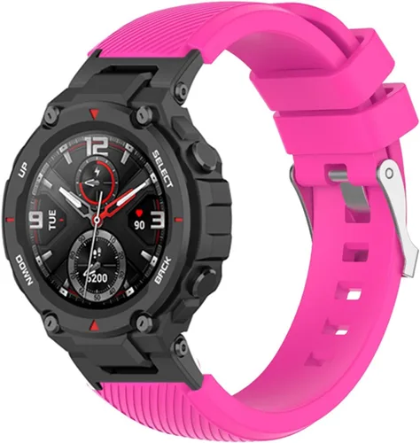 Miniatura 9 de Correas de repuesto para reloj Amazfit T-Rex para mujeres y hombres, correas de repuesto ajustables de silicona deportiva para Amazfit T-Rex A1918