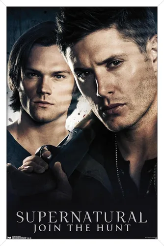 Miniatura 13 de Trends International Supernatural - Póster de pared de hermanos, 14.725 x 22.375 pulgadas, versión enmarcada de madera de granero