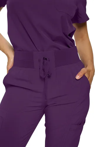 Miniatura 5 de Monarch Uniforms Pantalones quirúrgicos acanalados para mujer
