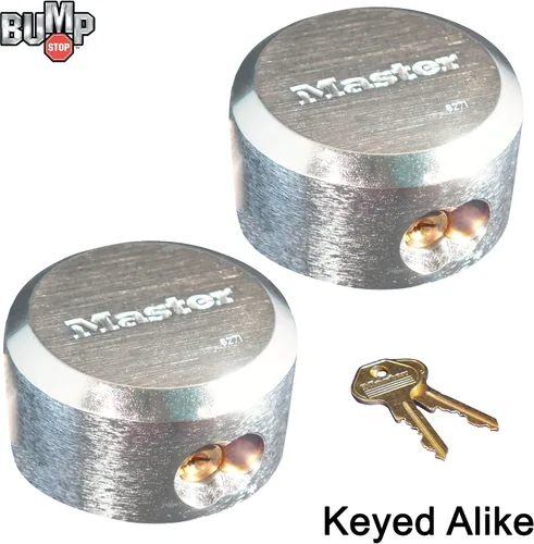 Miniatura 2 de Keyed Alike 6271NKA-2 candado maestro con grillete oculto, candados resistentes a los golpes