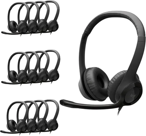 Miniatura 4 de Logitech H 390, color negro, tecnología de conectividad con cable, auriculares multimedia incorporados.
