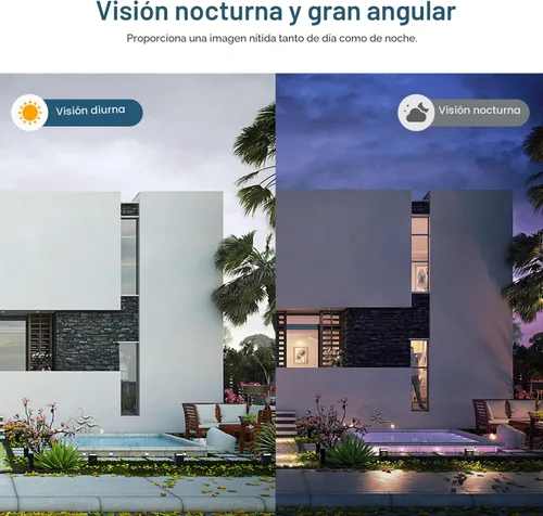 Miniatura 5 de Timbre de puerta con cámara de video inalámbrica Wi-Fi con detección de movimiento AI, audio de 2 vías, visión nocturna, almacenamiento en la nube