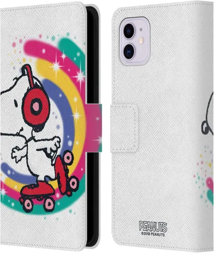 Miniatura 54 de Head Case Designs Funda de piel con licencia oficial de Peanuts Beach Surf Snoopy Boardwalk Airbrush compatible con Apple iPhone 11