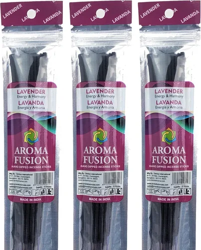 Miniatura 5 de Incienso prémium sumergido a mano de 11 pulgadas, paquete de 3 (15 varillas por paquete) - Elige tu aroma (Clean Home)