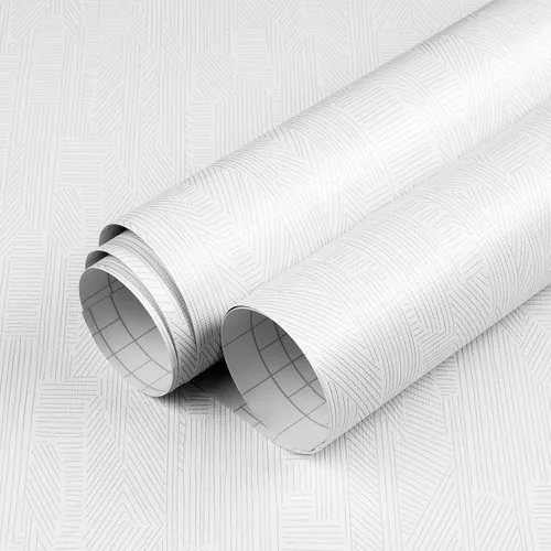 Miniatura 8 de LaCheery Papel tapiz a rayas grises y blancas para despegar y pegar, papel tapiz moderno de rayas geométricas para baño, papel adhesivo a rayas