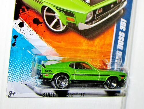 Miniatura 4 de 2011 Hot Wheels '71 Mustang Boss 351 Verde Claro # 90/244