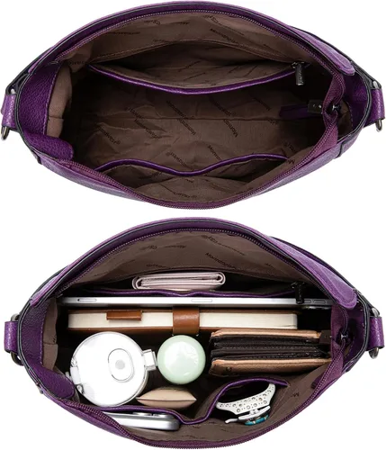 Miniatura 5 de Montana West - Bolsas hobo medianas para mujer, con asa superior, bandolera, bolso cruzado, bolsa de mano tipo cubo