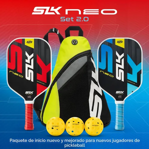 Miniatura 6 de Selkirk Sport SLK - Juego de raquetas de pádel de 2 Diseñadas en los Estados Unidos Elija el juego SLK Neo de grafito, el juego SLK Neo de fibra