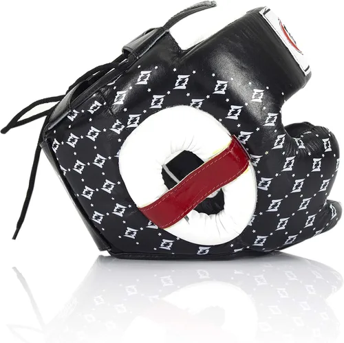 Miniatura 3 de Fairtex Muay Thai & Boxing Headgear Protector de cabeza protector con correas ajustables, acolchado multicapa, visión mejorada y cobertura