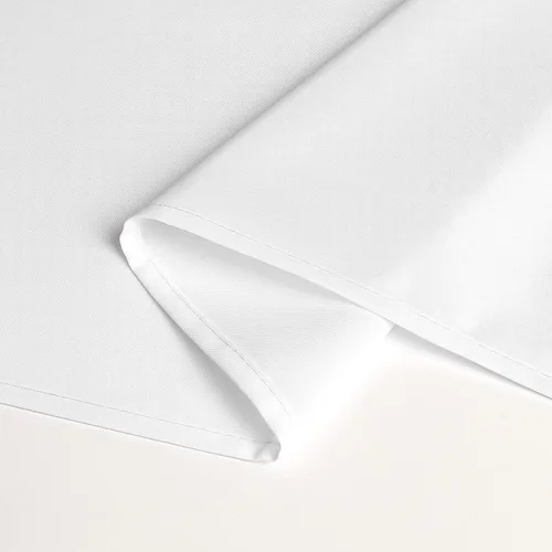 Miniatura 4 de Wewoch Mantel rectangular blanco resistente al agua y lavable de poliéster para mesa de comedor, cocina, fiestas, bodas y uso al aire libre de 60