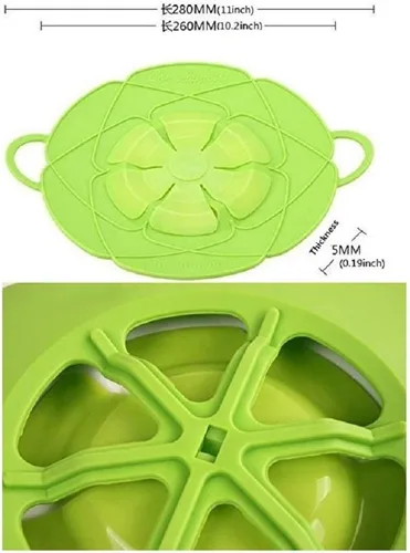 Miniatura 5 de Tapón de silicona para olla, herramienta de cocina multifunción, protección de hervor, 1 ud