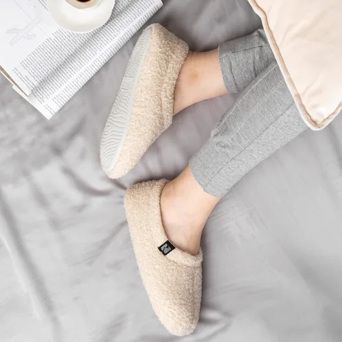 Miniatura 2 de RockDove - Pantuflas de vellón de estilo cerrado para mujer, ideales para interiores