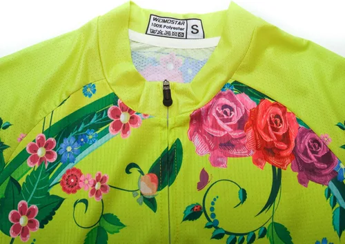Miniatura 4 de Hotlion Camiseta de ciclismo para mujer, manga larga, con tres bolsillos