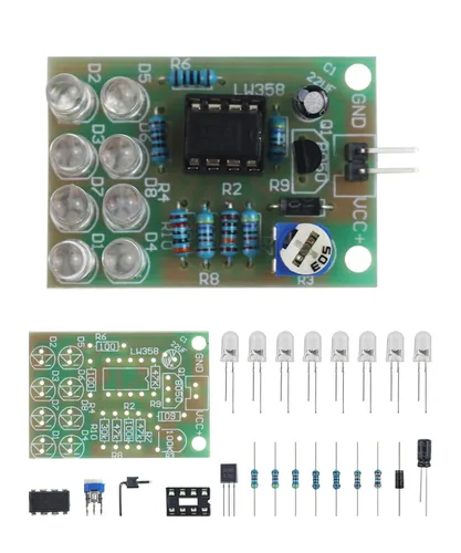 Miniatura 9 de Kit de práctica de soldadura DIY a Alice Music IC Little Kit Kit de circuito enchufable Kit de soldadura para principiantes (06ALS05)