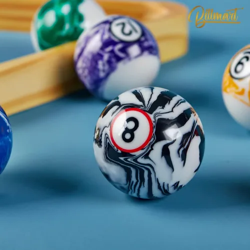 Miniatura 6 de Billmart Juego de 16 bolas de billar para mesa de billar Mármol Premium