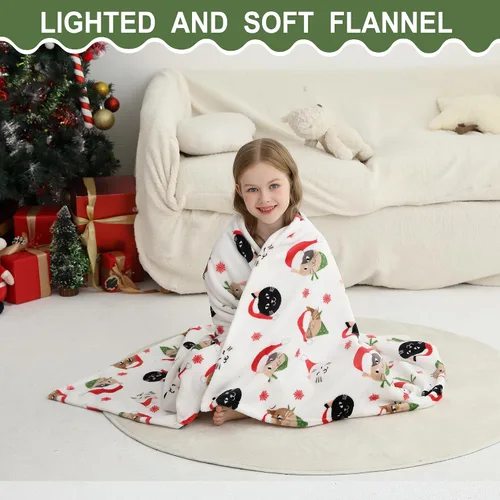 Miniatura 4 de Manta para niños Softan para niñas y niños, manta de franela cálida y suave para niños pequeños para sofá, sofá cama, manta de franela suave y Gato