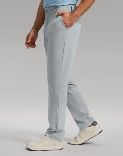 Miniatura 2 de Soothfeel Pantalones de golf para hombre con 5 bolsillos, ajustados, elásticos, casuales, de viaje, pantalones de trabajo para hombre