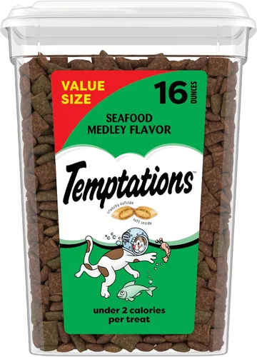 Miniatura 15 de Golosinas Temptations clásicas para gatos, empaque múltiple