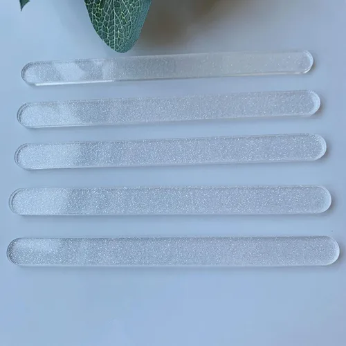Miniatura 6 de 20 palitos acrílicos para helado de helado y manzana (transparente)