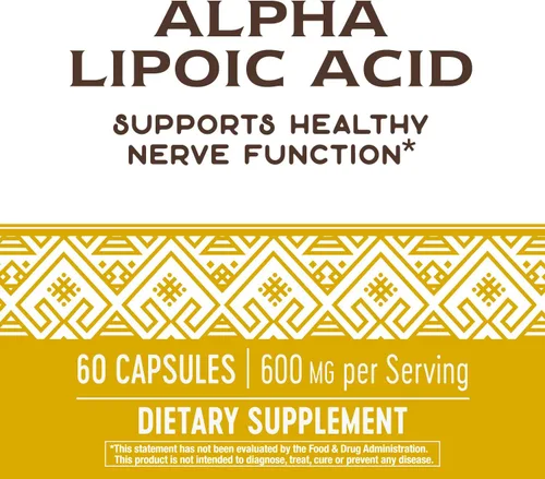 Miniatura 10 de Nature's Way Ácido alfa lipoico, apoya la función nerviosa saludable*, 600 mg por porción, 60 cápsulas