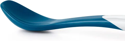Miniatura 3 de OXO Tot Cuchara de alimentación infantil, paquete múltiple Verde azulado/azul marino/rosa
