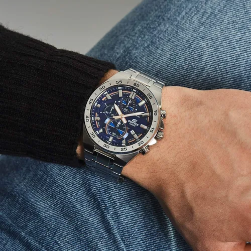 Miniatura 7 de Casio EFR-S567D-2AVUEF - Reloj analógico de cuarzo para hombre con correa de acero inoxidable