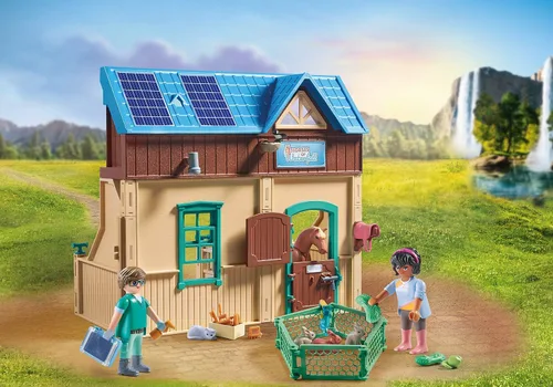 Miniatura 9 de Playmobil Caballos de la Cascada - Terapia Ecuestre y Práctica Veterinaria