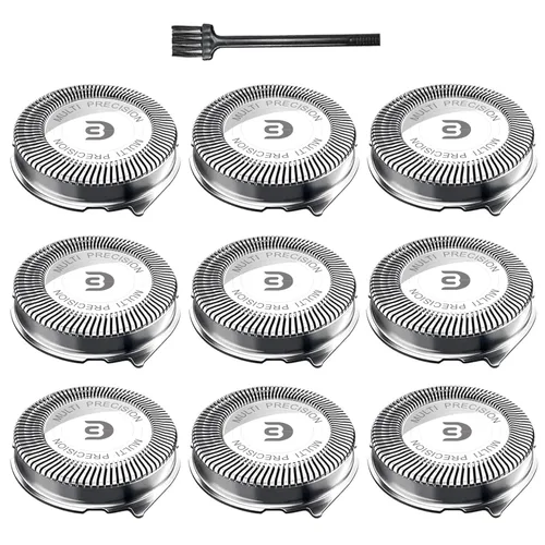 Miniatura 8 de Cabezales de repuesto SH30 para afeitadoras Philips Noreloc Series 3000, 2000, 1000 y S738 Click and Style, cuchillas para cuchillas Norelco S1560