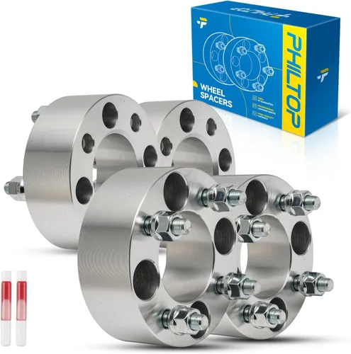 Miniatura 22 de PHILTOP Espaciador de rueda de 4 x 4 de 2 pulgadas, espaciadores de rueda centrados en las lengüetas para Polaris Trail Boss 330 2003-2013, Trail