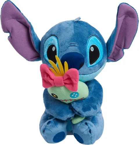 Miniatura 2 de Disney Just Play - Peluche clásico de Lil Friends Stitch and Scrump, juguetes para niños de 2 años en adelante