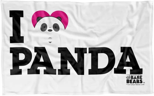Miniatura 5 de LOGOVISION We Bare Bears - Manta de forro polar con diseño de corazón de 36 x 58 pulgadas