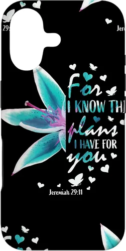 Bible Verse Phone Cases Christian Gifts Women Jeremiah 29 11 Case for iPhone 17