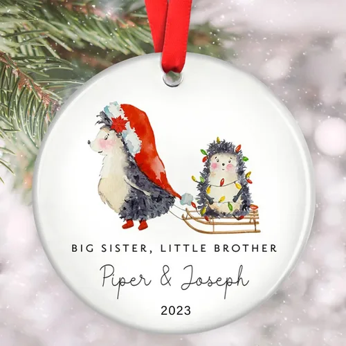Miniatura 5 de Adornos familiares personalizados, adorno de Navidad familiar, decoración del hogar de Navidad, regalos de Navidad para la familia, adornos de árbol