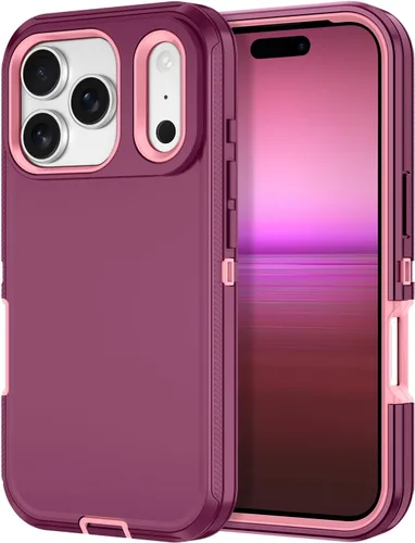 Miniatura 8 de I-HONVA Funda para iPhone 17 a prueba de golpes, a prueba de polvo y caídas, 3 capas de protección de cuerpo completo [sin protector de pantalla]