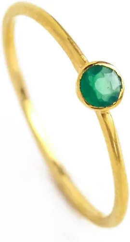 Miniatura 9 de Anillo pequeño de piedras preciosas apilable, banda de anillo delicada y delgada minimalista, anillo simple apilable de piedra natal