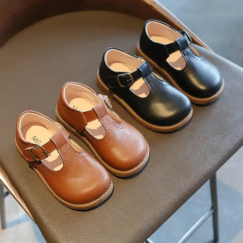 Miniatura 2 de Peyarlie Zapatos de vestir para niña pequeña, zapatos planos de bailarina, zapatos de fiesta, escuela, con lazo, zapatos de princesa para boda