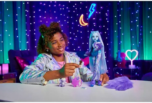 Miniatura 2 de Muñeca Monster High, Abbey Bominable Yeti de moda con mamífero mamut mascota y accesorios temáticos