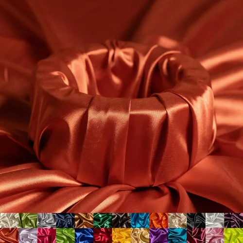 Miniatura 25 de Ice Fabrics The Yard - Tela de satén elástica Charmeuse de 58/60 pulgadas de ancho, sedosa y suave para coser ropa, vestidos, vestidos de noche