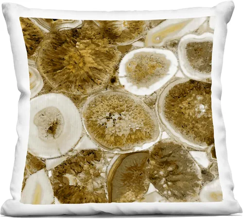 Miniatura 8 de Stupell Industries Ruth Fromstein - Almohada de diseño abstracto geométrico beige, 18 x 18 pulgadas