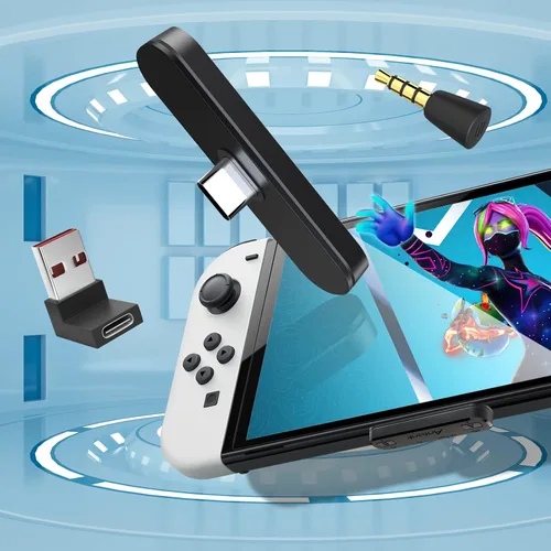 Miniatura 6 de Antank Transmisor de audio Bluetooth (USB tipo C) compatible con aptX-HD aptX AAC de baja latencia compatible con Nintendo Switch/Lite/OLED