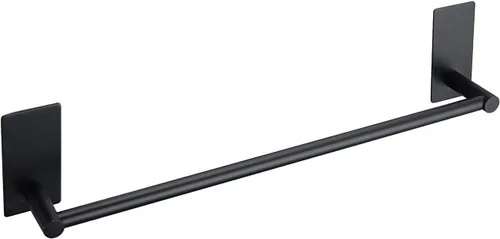 Miniatura 24 de KES Toallero de baño autoadhesivo de 24 pulgadas, no requiere taladro, para colgar toallas de baño, soporte para toallas de baño, acero inoxidable
