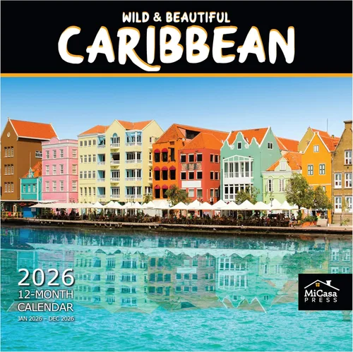Miniatura 8 de MICASA PRESS Wild & Beautiful Beaches - Calendario de pared 2026 de 12 meses 12 x 24 pulgadas abierto Papel grueso y resistente Regalar