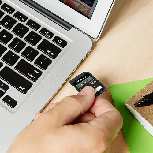 Miniatura 7 de PNY Tarjeta de memoria flash Elite-X Class 10 U3 V30 SDXC de 64 GB, 100 MB/s, clase 10, U3, V30, 4K UHD, Full HD, UHS-I, tamaño completo