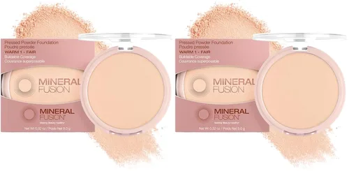 Miniatura 13 de Mineral Fusion Base de maquillaje en polvo prensado, Neutral 4 – Med Skin con matices neutros, maquillaje de base que desafía la edad con acabado
