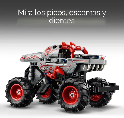 Miniatura 4 de LEGO Technic Monster Jam ThunderROARus - Juguete de construcción para niños, niños y niñas, a partir de 7 años, idea de regalo creativa
