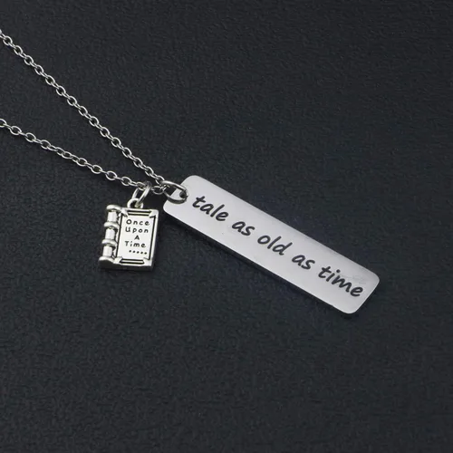 Miniatura 2 de WENATA Pulsera de regalo inspirador A Tale As Old As Time Beauty and The Beast Belle de Disney Jewelry Princesa pulsera regalo de boda para ella
