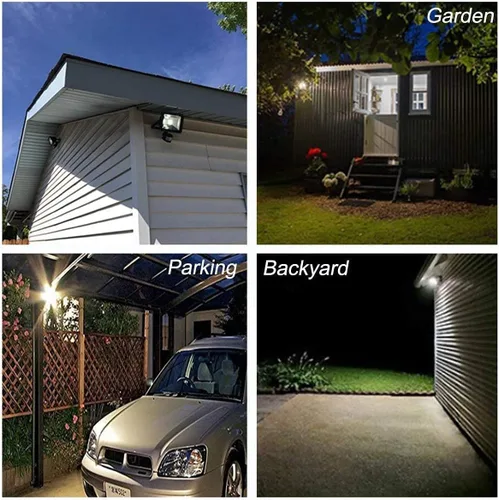Miniatura 4 de Luz de inundación LED con sensor de movimiento de 10 W, lámpara de inducción PIR, punto de encendido y apagado automático al aire libre, seguridad