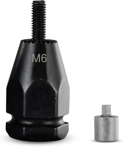 Miniatura 11 de 10-24 Cabeza de pistola de tuerca de remache autobloqueante (1pc) uso para pistola de tuerca de remache LM08/LM09